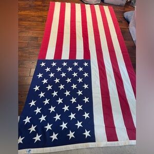 Large Cotton American 5' x 9' Flag